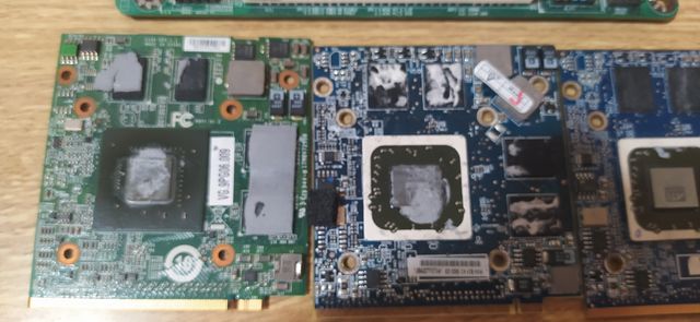 Tarjetas gráficas usadas