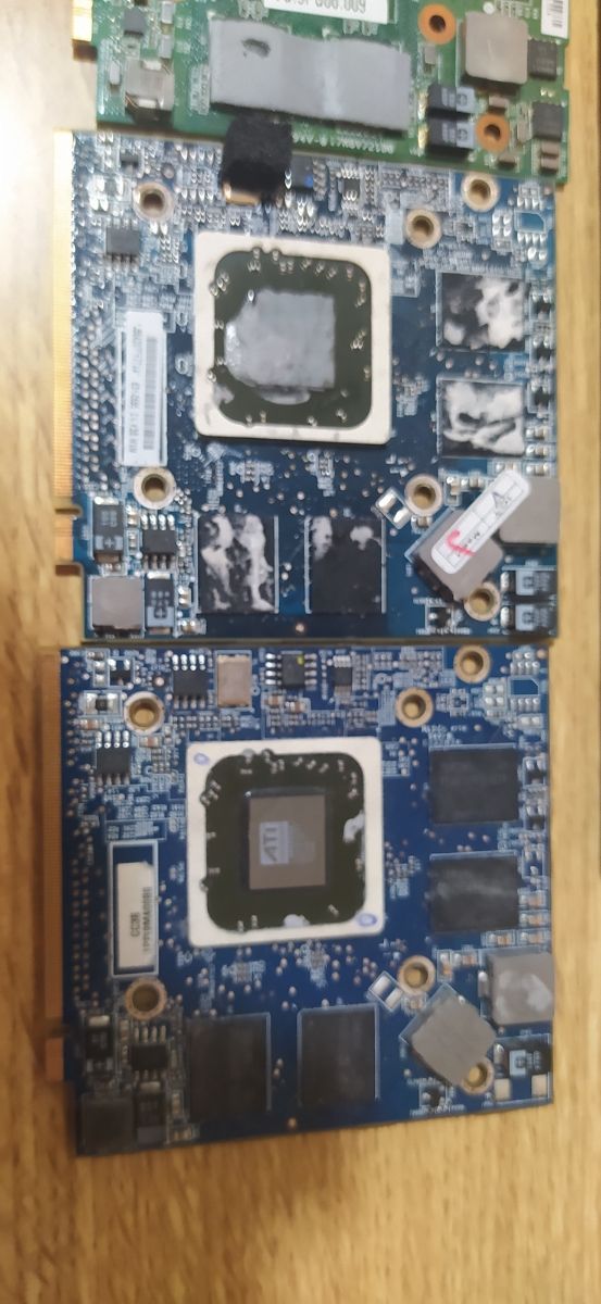 Tarjetas gráficas usadas