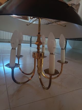 Lámpara techo vintage 5 luces