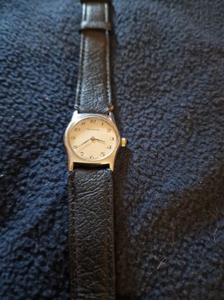 Reloj TECHNOS de cuerda - plata y negro