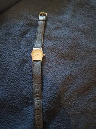 Reloj TECHNOS de cuerda - plata y negro