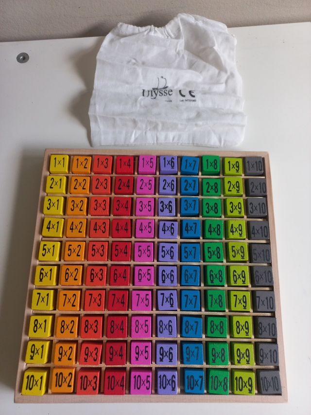 Tabla multiplicar madera - Ulysse
APRENDE JUGANDO 