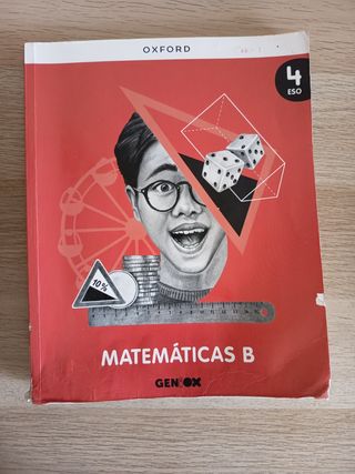 Matemáticas B 4º ESO. Libro del estudiante. GENiOX