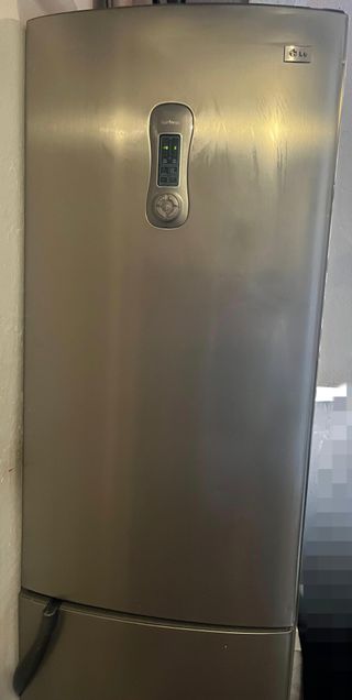 Nevera LG acero inoxidable