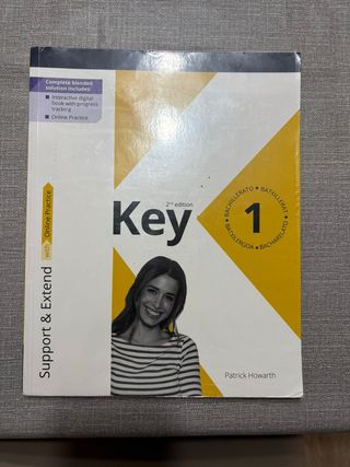Key to Bachillerato 1. Support &Extend pack. 2 ...