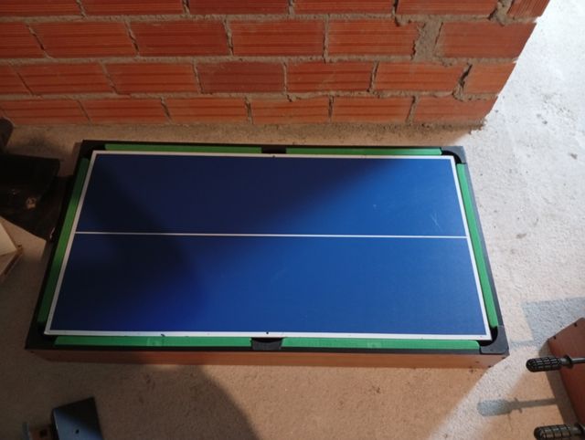 Mesa multijuegos: futbolín, billar, ping-pong