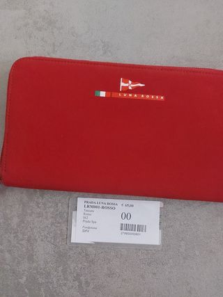 Portafoglio Luna Rossa Nuovo con Cartellino 