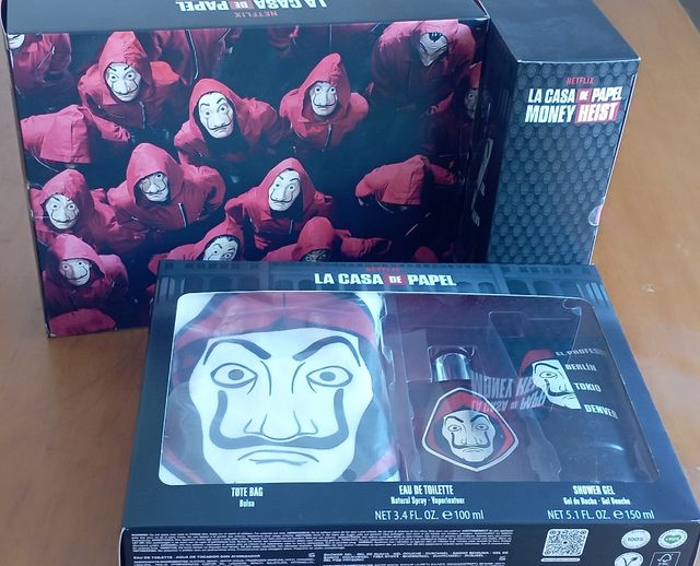 Pack La casa de papel: colonia y gel