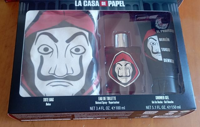 Pack La casa de papel: colonia y gel