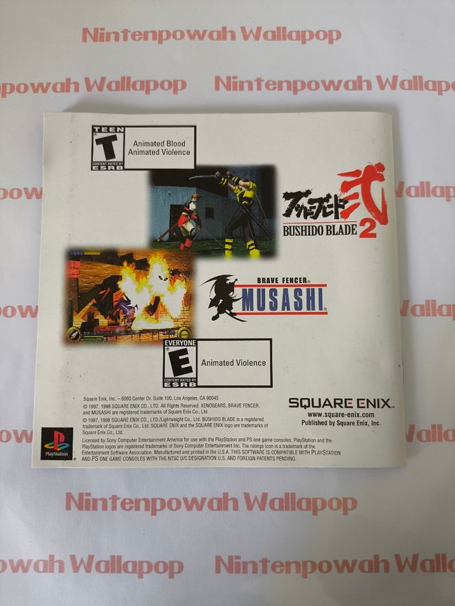 Xenogears PS1 (PlayStation) - Greatest Hits