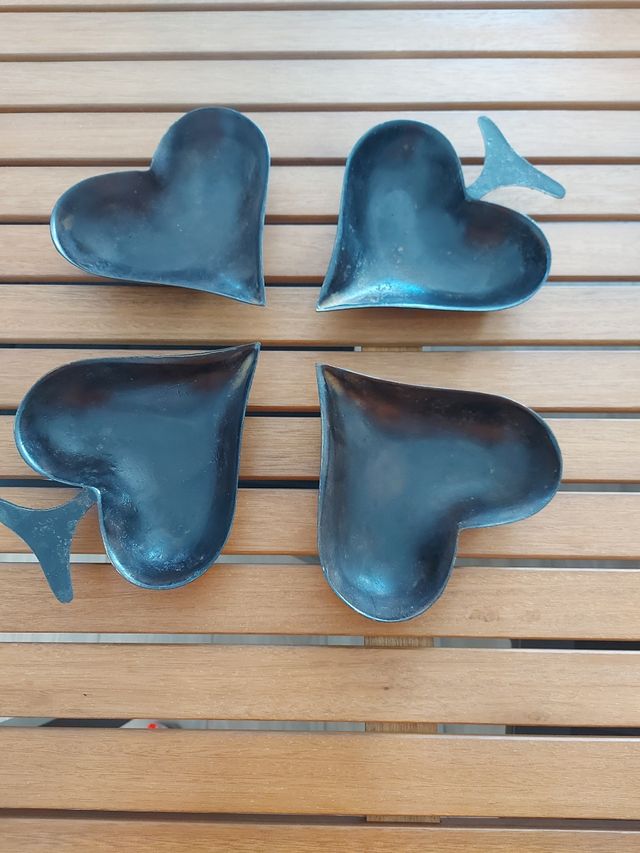 4 Taças Decorativas - Copas & Espadas