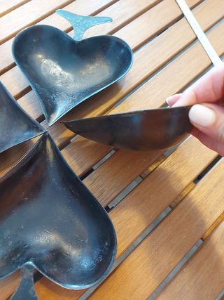 4 Taças Decorativas - Copas & Espadas