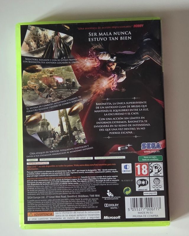 Bayonetta Xbox 360