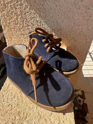 Botas niño azul marino talla 21