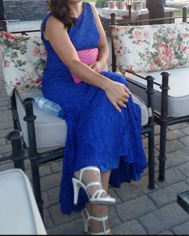 Vestido fiesta azul