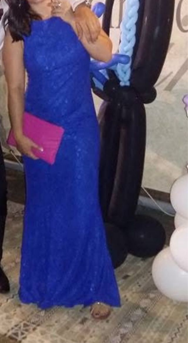 Vestido fiesta azul