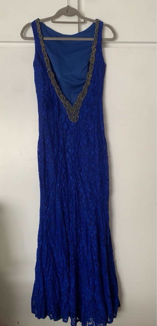 Vestido fiesta azul