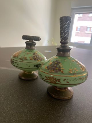 Frascos de perfume vintage decorativos