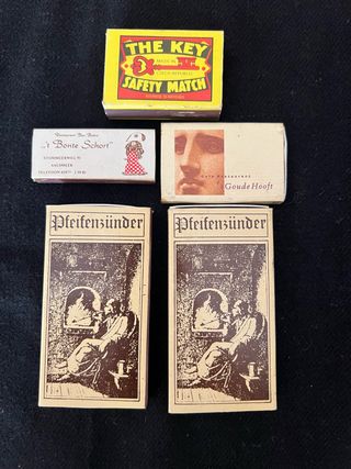 Cerillas vintage: 5 cajas matches