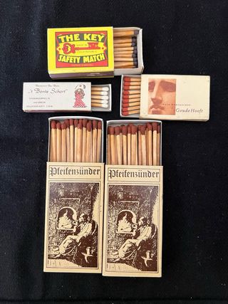 Cerillas vintage: 5 cajas matches