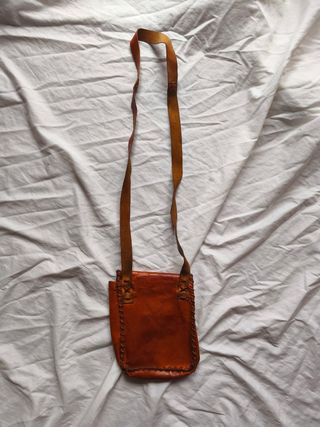 Bolso bandolera cuero artesanal