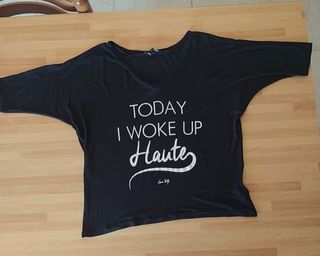 Maglia nera maniche 3/4