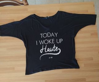 Maglia nera maniche 3/4