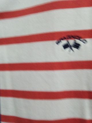 Camiseta Spagnolo rayas rojas-blancas