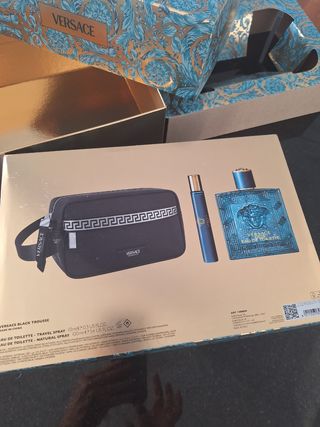 Caja Versace de cartón resistente 