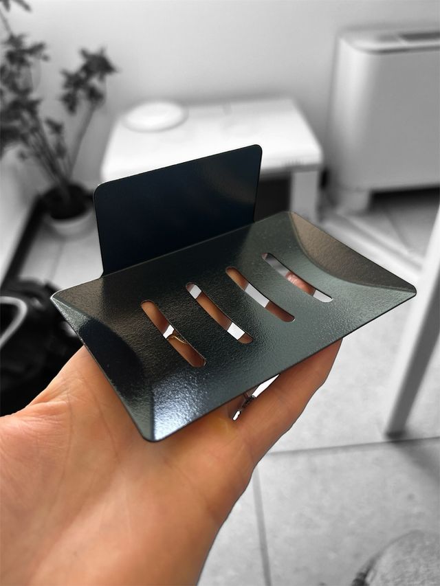 Porta Saponetta Metallo Nero