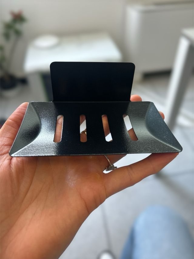 Porta Saponetta Metallo Nero