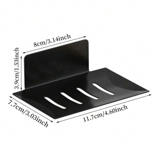 Porta Saponetta Metallo Nero