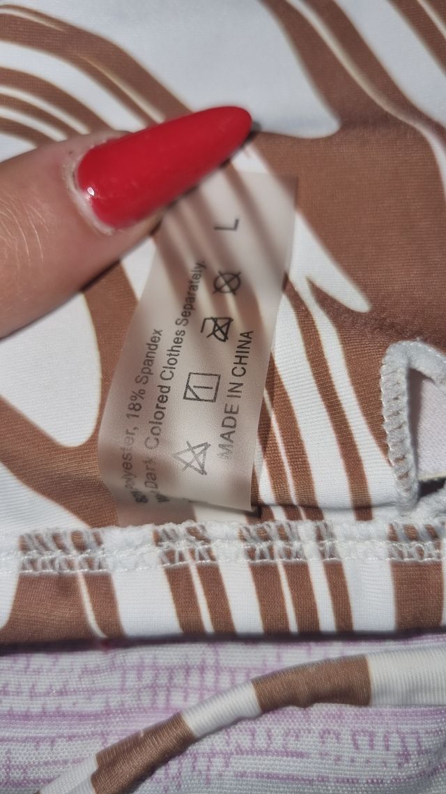 Bikini Shein - Marrone e Bianco