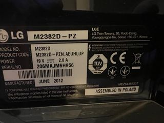 Monitor LG 23" M2382D