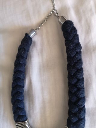 Gargantilla azul | Collar metal