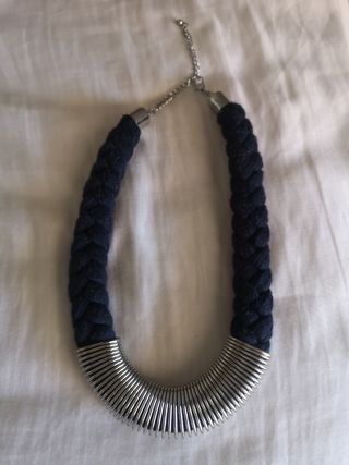 Gargantilla azul | Collar metal