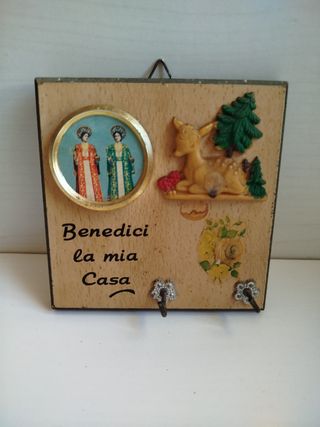 Appendi chiavi vintage Benedici la mia Casa
