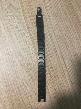 Pulsera Lacoste negra - Acero inoxidable