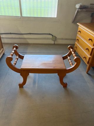 Marquesita-Banquito madera maciza pino