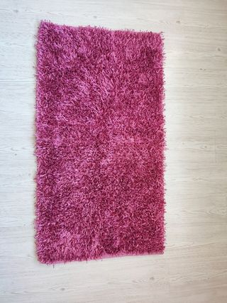 Tappeto rosa - linea oro