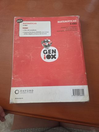 Matemáticas 3 ESO - Genox
