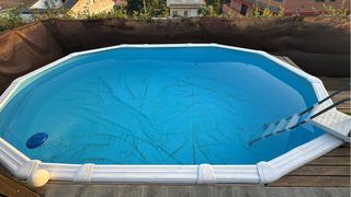 Piscina GRE ovalada elevada