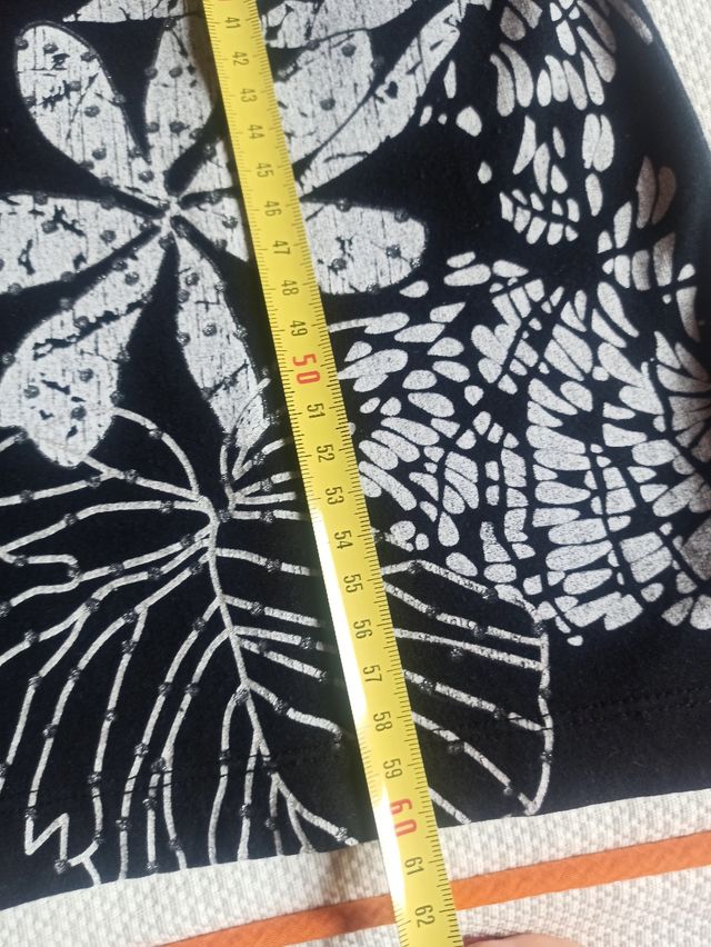 Camiseta negra XL estampada