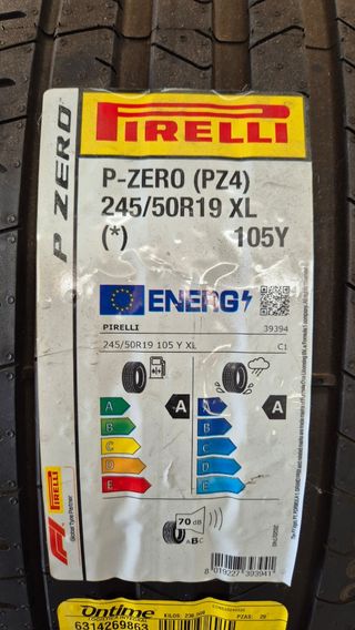  PIRELLI P-Zero 245/50R19 105Y NUEVOS