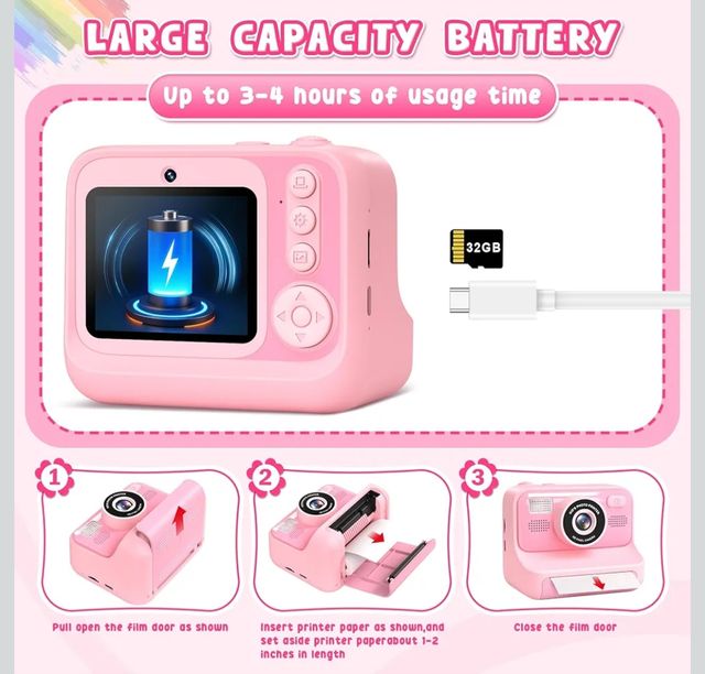 Cámara Infantil instantánea NUEVA