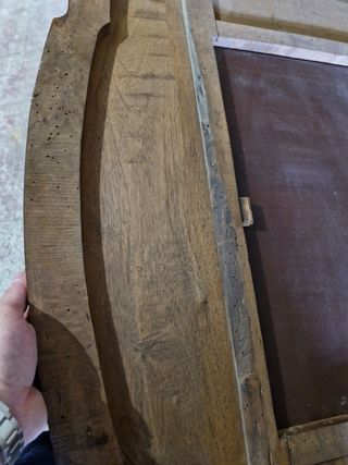 Specchio antico in legno