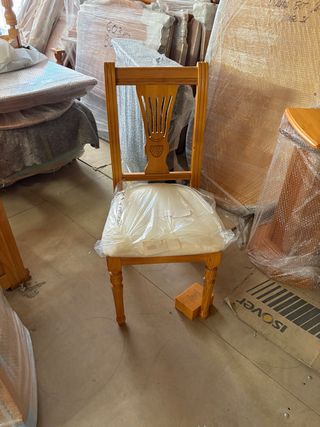 Silla madera maciza pino