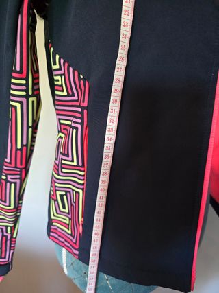 Chaqueta Decimas niña | negra-rosa