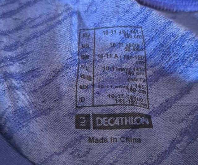 Camiseta Kiprun azul deporte