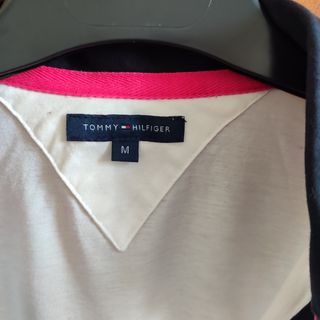 Polo Tommy Hilfiger M - Blanco/Negro